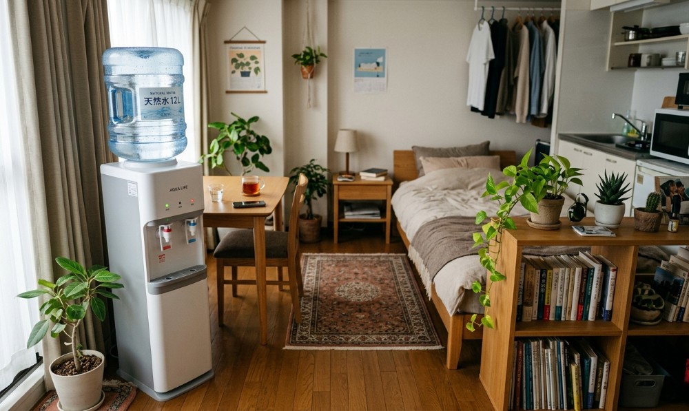 ワンルームにあるウォーターサーバー